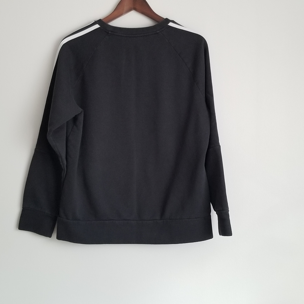 Adidas Sweatshirt Black Unisex Large - Picture 2 of 7